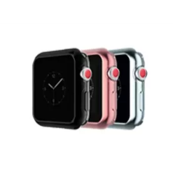 Capa de proteção Devia Gold-plated series V2 para Apple Watch 44 mm, cor de ouro rosa