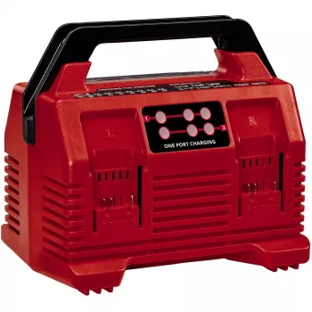 EINHELL Power X-Quattrocharger 4A - Carregador universal Power X-Change para 4 baterias (indicador de estado LED | carregamento em paralelo | carregamento rápido | gestão de carga | Re