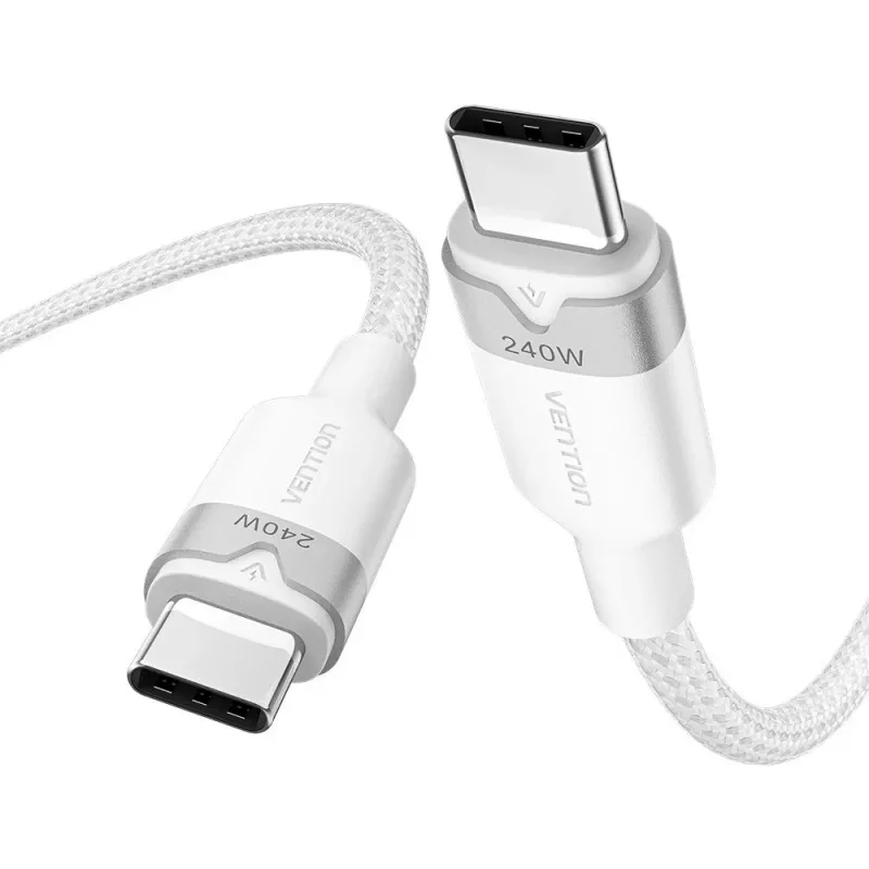 Cabo USB-C para C 2.0 Vention PD 3.1 5A 240W 2 m WH