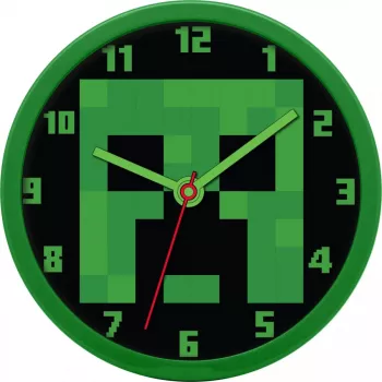 Relógio de parede Minecraft 25 cm