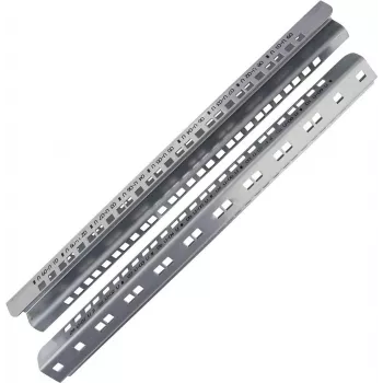 Conjunto de calhas de montagem de rack LOGON RAX405 aço inoxidável 48,3 cm