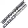 Conjunto de calhas de montagem de rack LOGON RAX405 aço inoxidável 48,3 cm
