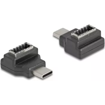 Adaptador DeLOCK 67235 USB Type-C USB Type-E preto