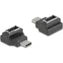 Adaptador DeLOCK 67235 USB Type-C USB Type-E preto