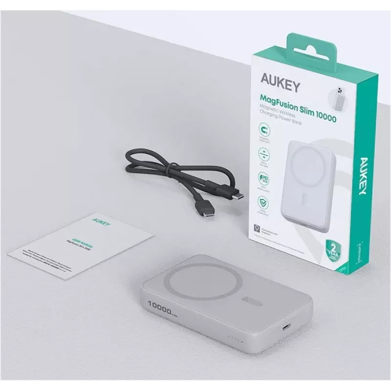 Powerbank portátil PB-MS04 branco 10000mAh