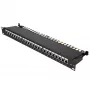 Patch panel - Extralink CAT6A STP, 24 portas