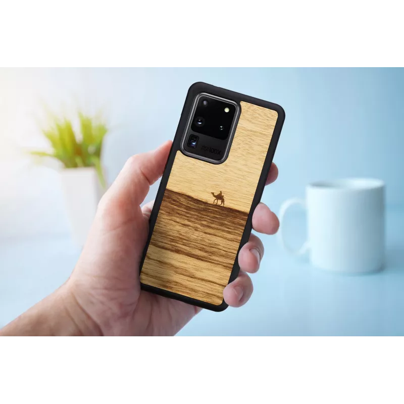 Capa para telemóvel Man and Wood Galaxy S20 Ultra terra preto