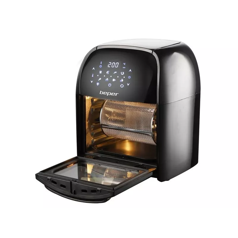 Fritadeira de ar quente Beper P101FRI012 12 L 1800 W Preto