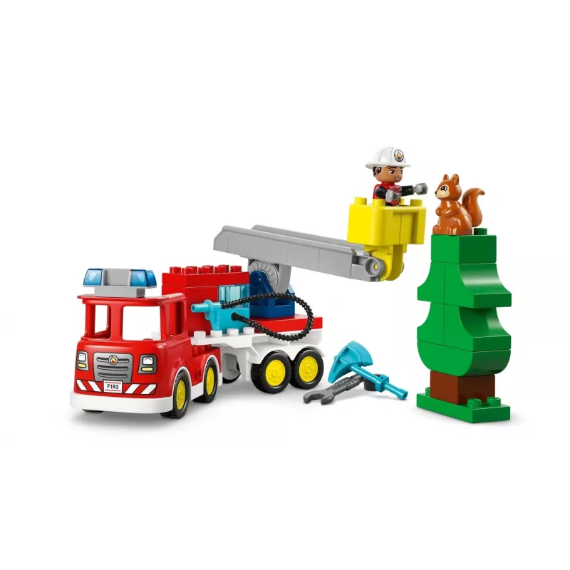 LEGO DUPLO 10473 Carro de Bombeiros com Mangueira e Bombeiro