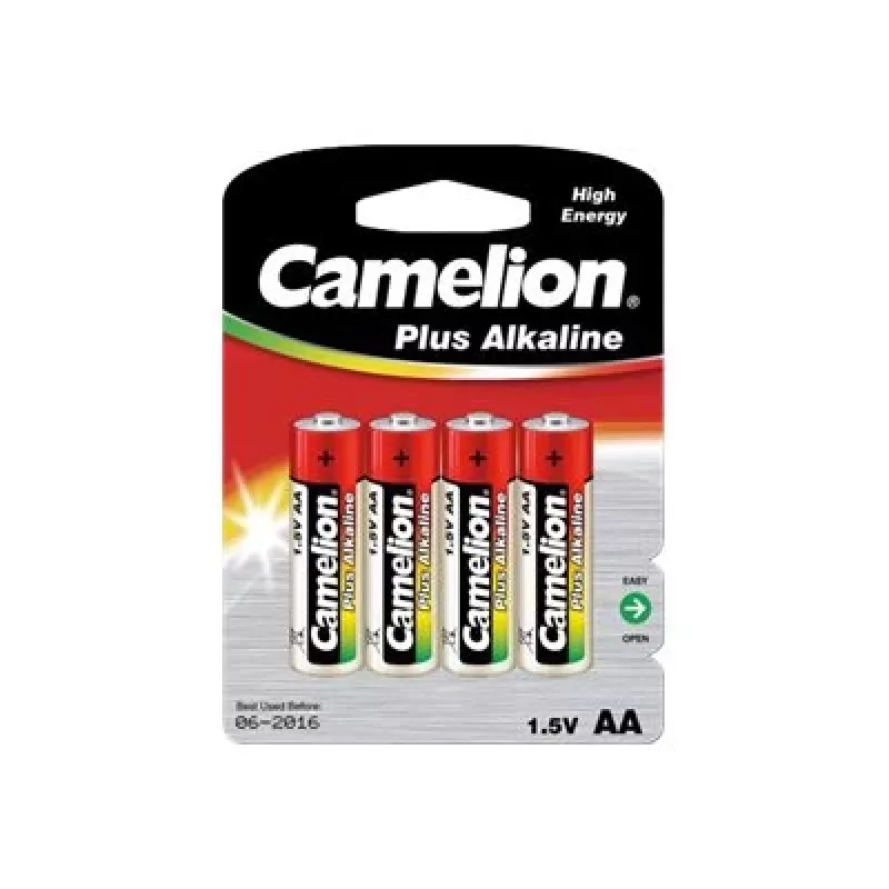 Pilha descartável Camelion LR6-BP4 AA alcalina