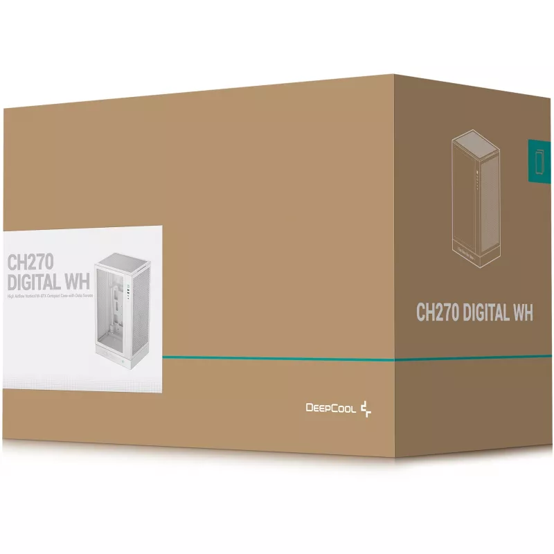 Caixa DeepCool CH270 WH (R-CH270-WHNDM0-G-1)