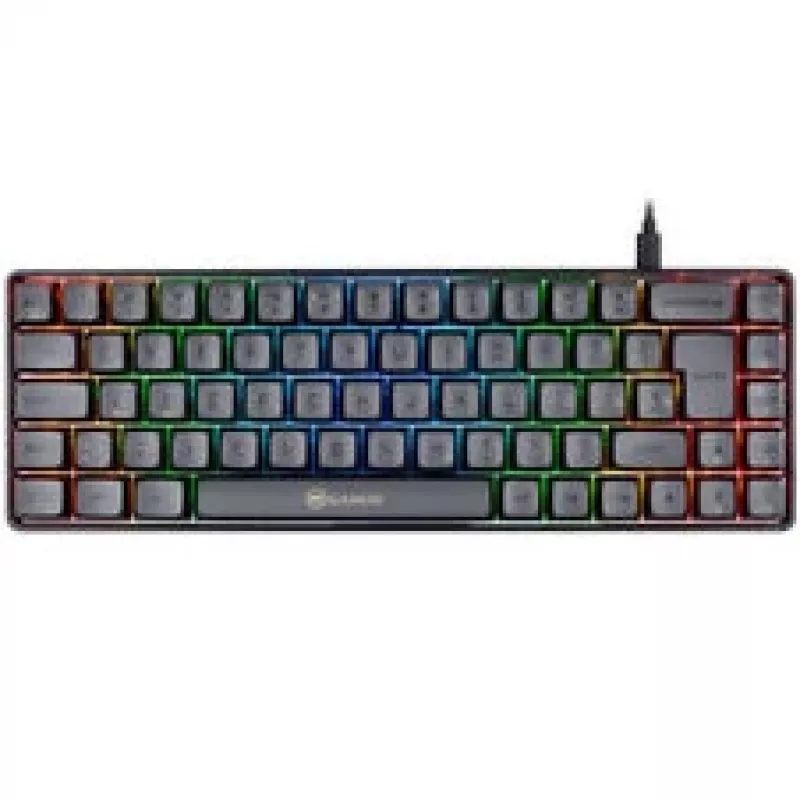 Teclado gaming GAMIAC TKL69G SF, Kailh azul – preto/cinzento