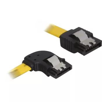 Cabo DeLOCK SATA - Serial ATA - Serial ATA 150/300 - Serial ATA, 7 pinos - Serial ATA, 7 pinos - 30 cm - conector angular à esquerda, 90 graus