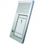 AGFEO DoorSpeak 1, Com fios, IP33, Alumínio, Alumínio, Parede, 115 mm