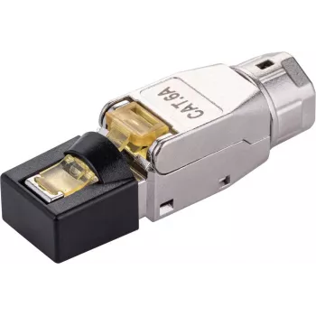 VALUE Field Plug Cat.6A blindado sem ferramentas com parafuso curto (26.99.0374)