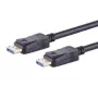 Cabo DisplayPort Microconnect MC-DP-8K-100V2.0B resolução 8K 100V2.0