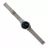 Smartwatch ORO-MED ORO-SMART CRYSTAL SILVER — caixa redonda em metal, LCD 240 × 198, ecrã de 1,04 polegadas, Bluetooth 4.0, à prova de água, bateria de 120 mAh