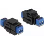 Módulo Keystone DeLOCK 86867 plano preto