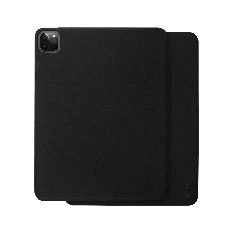 Capa tipo folio Crong FLEXFOLIO para Apple iPad 11 Pro Air 10,9 polegadas preto