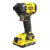 Stanley SFMCF820D2K Parafusadeira de impacto 2900 rpm Preto, Amarelo