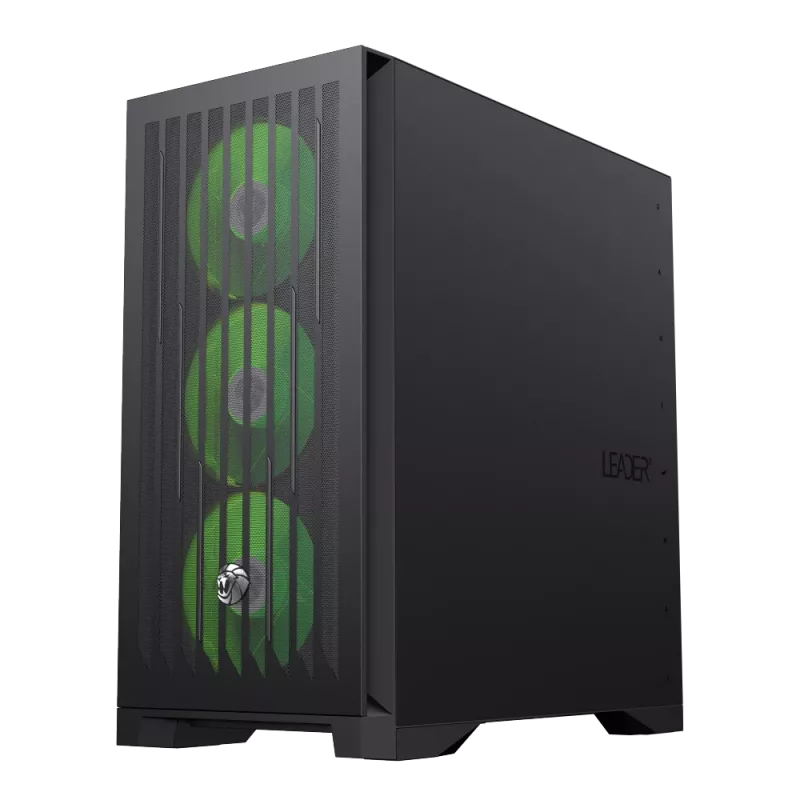 Caixa Gamemax | LEADER 2 BK | preto | E-ATX | fonte de alimentação não incluída