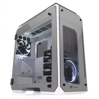 Caixa View 71 Riing Tempered Glass E-ATX Full Tower - Snow Edition