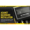Carregador de pilhas Nitecore D2 — carregador de 2 compartimentos para pilhas AA/AAA/AAAA/C, tensão de entrada 100–240V, tensão de saída 4,2V, preto