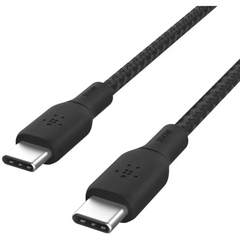 Cabo USB Belkin CAB014bt3MBK 3 m USB-C preto USB 2.0