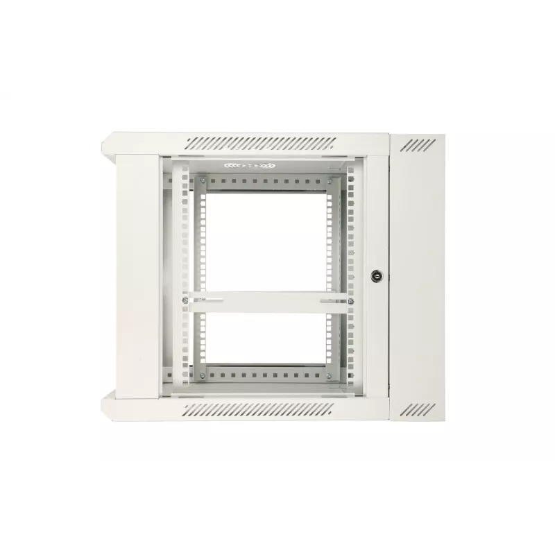 Armário rack Extralink 9U 600x600 AZH cinzento montagem em parede, basculante