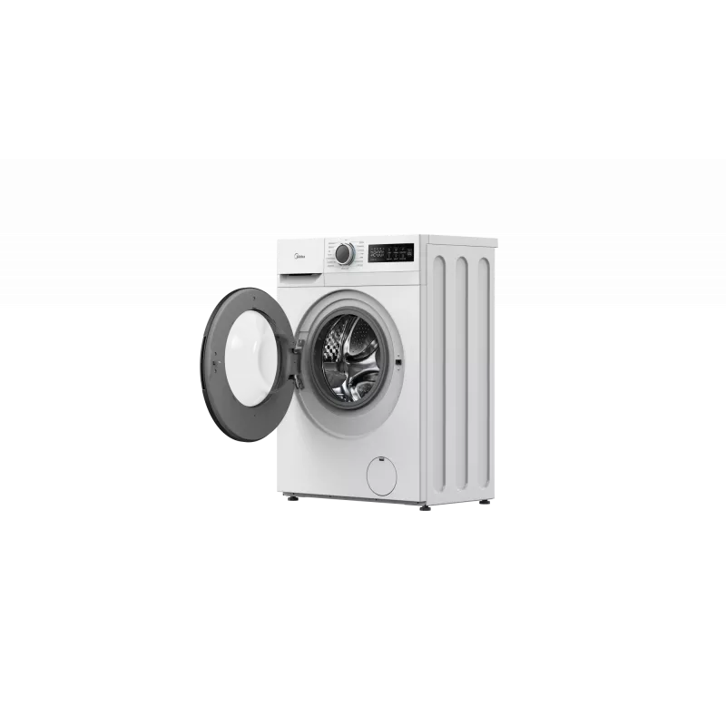 Máquina de lavar roupa de carga frontal Midea MF110W70B/W-HR — 7 kg, 1200 rpm, A, 60×40 cm, visor LED, vapor, branco