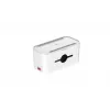 Extensão de energia Energizer EPB2500W03EU — cabo de 2 m, 5 tomadas, 2500 W, interior, branco