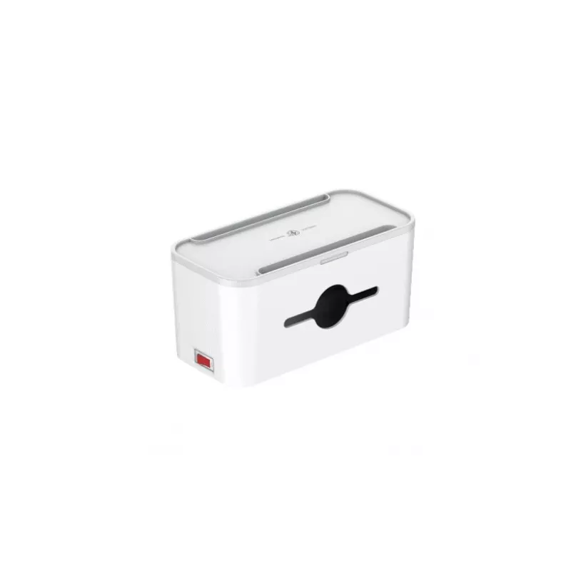 Extensão de energia Energizer EPB2500W03EU — cabo de 2 m, 5 tomadas, 2500 W, interior, branco