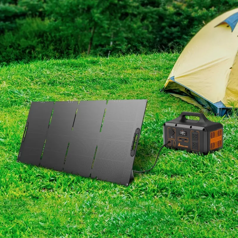 Painel solar dobrável Extralink EPS-120W 120W silício monocristalino