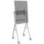 Vision VFM-F10 - Suporte - para ecrã plano - aço - branco creme - tamanho do ecrã: 127-139,7 cm (50-55)