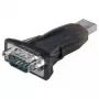 Conversor USB Série RS232 Wentronic Goobay mini, preto - ficha USB 2.0 (Type-A) > ficha D-SUB/RS-232 (9 pinos) (69822)