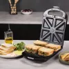 Máquina de sandes Cecotec | Rock'nToast Family 3in1 | 1500 W | Número de placas 3 | preto