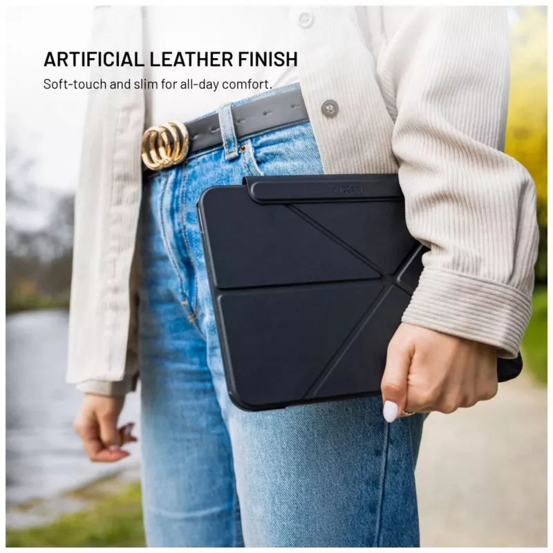 Fixed | Trinity Case | 10,9-11 polegadas | Capa | Apple iPad 10,9 polegadas (2022)/iPad 11 polegadas (2025) | Preto