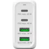 Goobay 64818 carregador para dispositivos móveis auscultadores - portátil - smartphone branco AC carregamento rápido interior (64818)