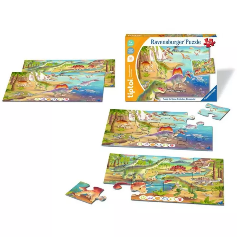 tiptoi Puzzle para jovens exploradores: Dinossauros