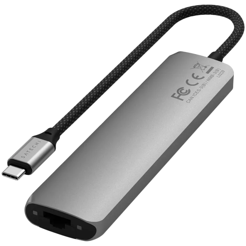 Adaptador USB-C 7-em-1 com Ethernet Satechi