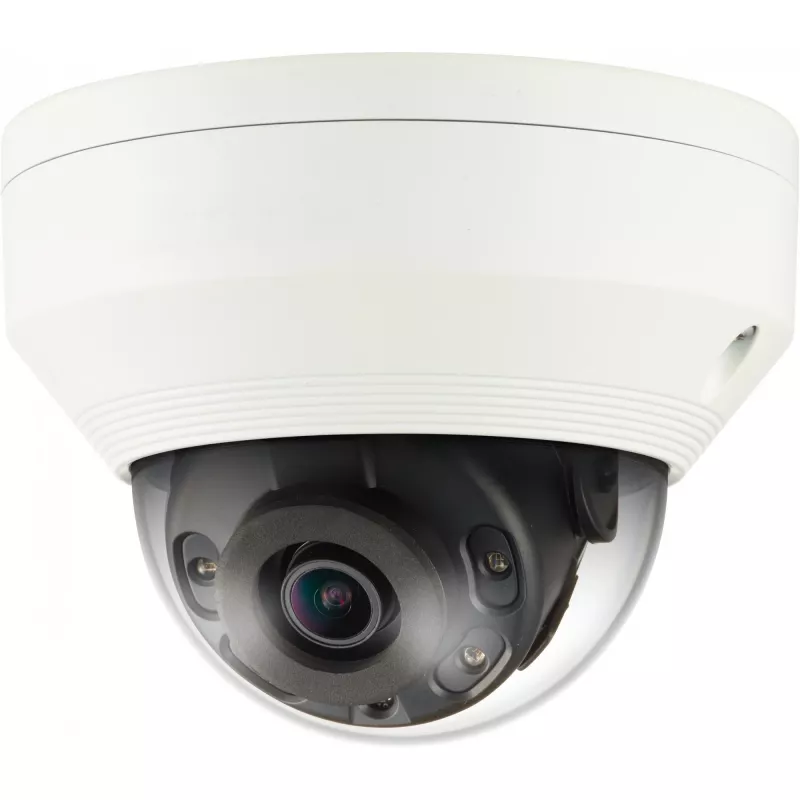 Hanwha QNV-6012R câmara de segurança IP dome para exterior, 2 MP, 2,8 mm, infravermelhos, IK10, IP66, branca