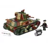 Blocos de construção Cobi Carro de combate ligeiro 7TP modelo, 669 peças, COBI-2661