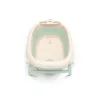 Banheira de bebé neno LUCY STAND dobrável com estrutura, retangular, 1 prateleira, carga máx. 30 kg, branco