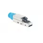 Acessório para cabo Lanview LVN125465-CAT8.1 RJ45 zinco 15x45x15 mm
