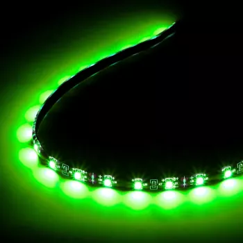Tira LED universal Lamptron FlexLight Pro — caixa multicolorida, luz verde