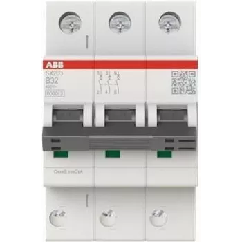 Disjuntor ABB SX203-B32 Flexline car. B 6kA 32A 3P (2CDS253003R0325)