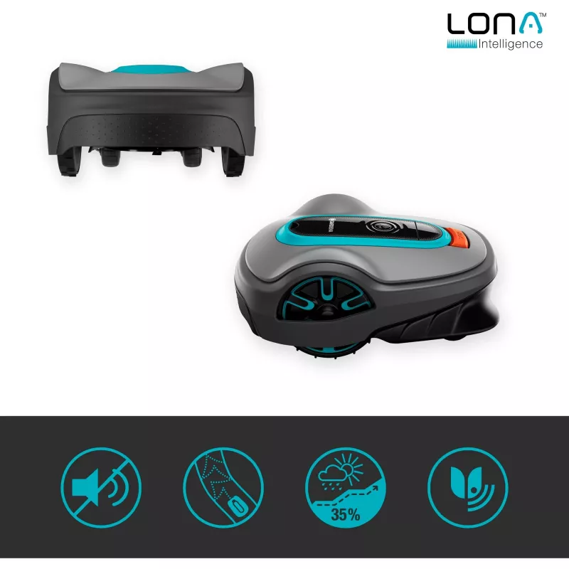 Robô corta-relvas Gardena smart SILENO life