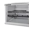 Armário rack QOLTEC 19 polegadas 9U 600x500x600 montagem na parede ou no chão caixa de servidor