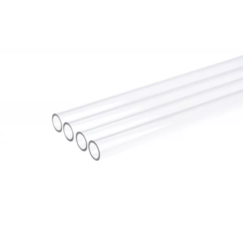 Tubo para sistema de refrigeração líquida de computador Alphacool 18443 — acrílico, Ø 16 mm, comprimento 60 cm, rosca Ø 13 mm, transparente