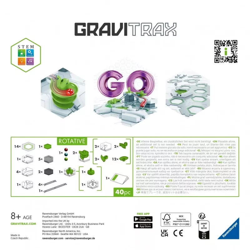 GraviTrax GO Rotative Ravensburger multicor 23703